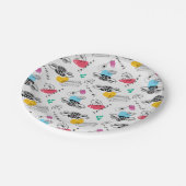 FRIENDS™ | Icon Pattern Papieren Bordje (Gekanteld)
