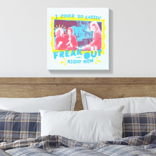 FRIENDS™ | Ik kan nu zo gemakkelijk weg Canvas Afdruk (Insitu (Slaapkamer))