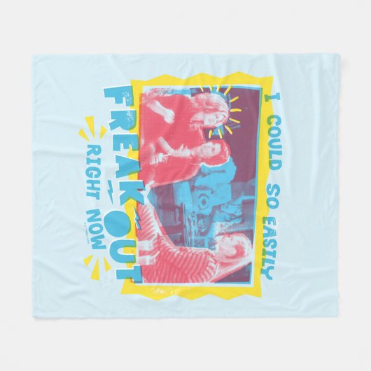 FRIENDS™ | Ik kan nu zo gemakkelijk weg Fleece Deken (Voorkant (Horizontaal))