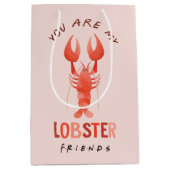 FRIENDS™ | Je bent mijn langste Waterverf grafisch Medium Cadeauzakje (Voorkant)