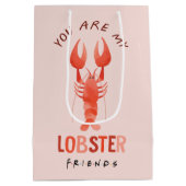 FRIENDS™ | Je bent mijn langste Waterverf grafisch Medium Cadeauzakje (Achterkant)