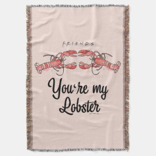 FRIENDS™   Je bent mijn Lobster Waterverf Quote Deken