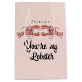 FRIENDS™ | Je bent mijn Lobster Waterverf Quote Medium Cadeauzakje (Voorkant)