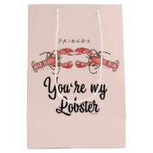 FRIENDS™ | Je bent mijn Lobster Waterverf Quote Medium Cadeauzakje (Achterkant)