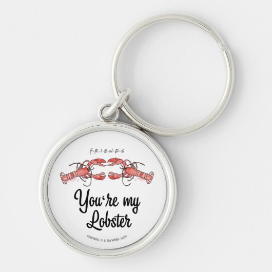 FRIENDS™ | Je bent mijn Lobster Waterverf Quote Sleutelhanger (Voorkant)