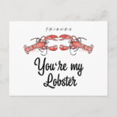 FRIENDS™ | Je bent mijn Lobster Waterverf Quote Uitnodiging Briefkaart (Voorkant)