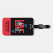 FRIENDS™ | Je houdt van me Quote Bagagelabel (Achterkant horizontaal)