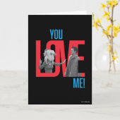 FRIENDS™ | Je houdt van me Quote Kaart (Gele Bloem)