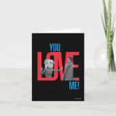 FRIENDS™ | Je houdt van me Quote Notitiekaartje (Voorkant)