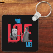 FRIENDS™ | Je houdt van me Quote Sleutelhanger (Achterkant)