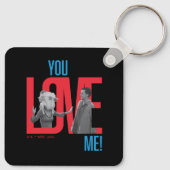 FRIENDS™ | Je houdt van me Quote Sleutelhanger (Achterkant)