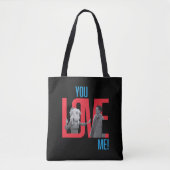 FRIENDS™ | Je houdt van me Quote Tote Bag (Voorkant)