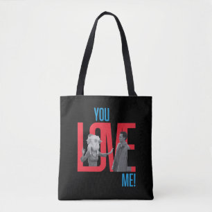 FRIENDS™ Je houdt van me Quote Tote Bag