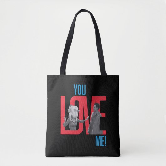 FRIENDS™ | Je houdt van me Quote Tote Bag (Voorkant)