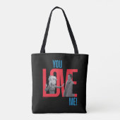 FRIENDS™ | Je houdt van me Quote Tote Bag (Achterkant)