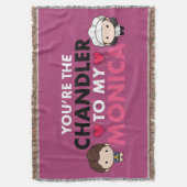 FRIENDS™ | Jij bent de Chandler voor mijn Monica Deken (Voorkant Verticaal)