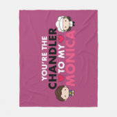 FRIENDS™ | Jij bent de Chandler voor mijn Monica Fleece Deken (Voorkant)