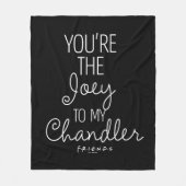 FRIENDS™ | Jij bent de Joey van mijn Chandler Fleece Deken (Voorkant)