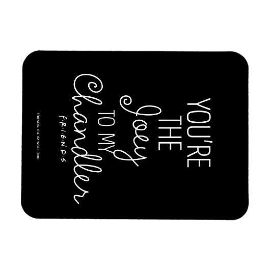 FRIENDS™ | Jij bent de Joey van mijn Chandler Magneet (Horizontaal)