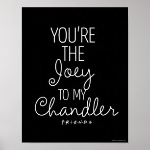 FRIENDS™ Jij bent de Joey van mijn Chandler Poster