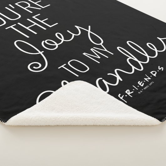 FRIENDS™ | Jij bent de Joey van mijn Chandler Sherpa Deken (3/4)