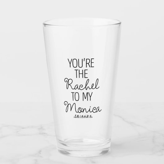 FRIENDS™ | Jij bent de Rachel voor mijn Monica Glas (Voorkant)