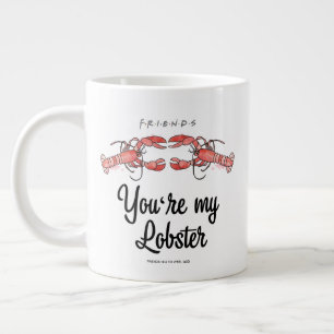 FRIENDS™ Jij bent mijn kreeft Waterverf Citaat Grote Koffiekop