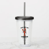 FRIENDS™ | Jij bent mijn Lobster Acryl Drinkbeker (Voorkant)