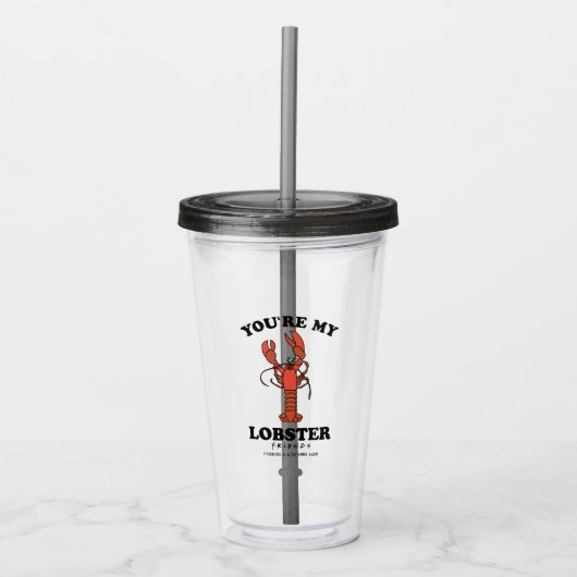 FRIENDS™ | Jij bent mijn Lobster Acryl Drinkbeker (Voorkant)