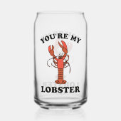 FRIENDS™ | Jij bent mijn Lobster Blikvorm Glas (Achterkant)