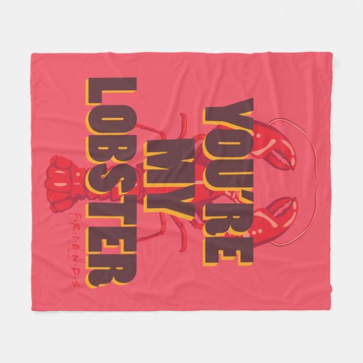 FRIENDS™ | Jij bent mijn Lobster Fleece Deken (Voorkant (Horizontaal))