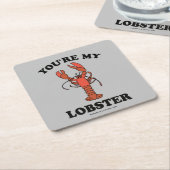 FRIENDS™ | Jij bent mijn Lobster Kartonnen Onderzetters (Schuin)