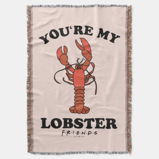 FRIENDS™ | Jij bent mijn Lobster - Klassieke Typog Deken (Voorkant Verticaal)