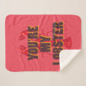 FRIENDS™ | Jij bent mijn Lobster Sherpa Deken (Voorkant (horizontaal))