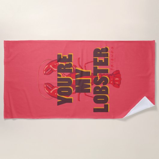 FRIENDS™ | Jij bent mijn Lobster Strandlaken (Voorkant)