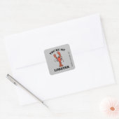 FRIENDS™ | Jij bent mijn Lobster Vierkante Sticker (Envelop)