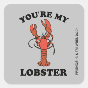 FRIENDS™ Jij bent mijn Lobster Vierkante Sticker