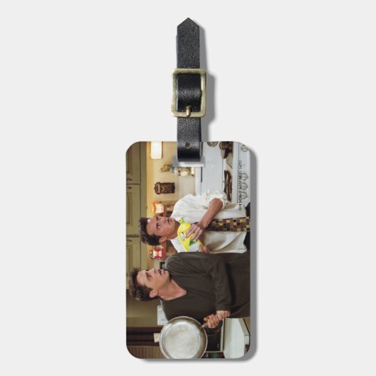 FRIENDS™ | Joey & Chandler Scared Bagagelabel (Voorkant verticaal)