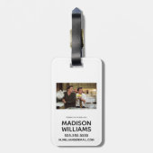 FRIENDS™ | Joey & Chandler Scared Bagagelabel (Achterkant verticaal)