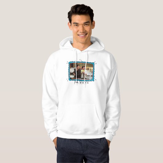 FRIENDS™ | Joey & Chandler Scared Hoodie (Voorkant volledig)