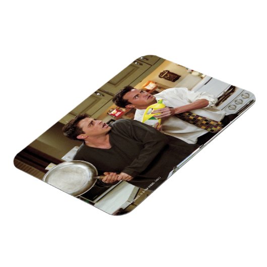 FRIENDS™ | Joey & Chandler Scared Magneet (Linkerzijde)