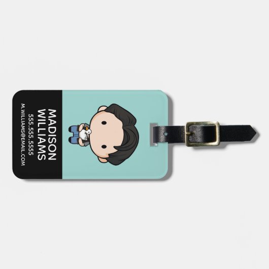 FRIENDS™ | Joey Chibi Bagagelabel (Voorkant horizontaal)