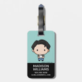 FRIENDS™ | Joey Chibi Bagagelabel (Achterkant verticaal)