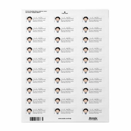 FRIENDS™ | Joey Chibi Etiket (Full Sheet)