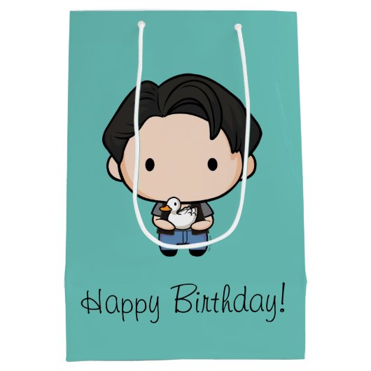 FRIENDS™ | Joey Chibi Medium Cadeauzakje (Achterkant)