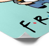 FRIENDS™ | Joey Chibi Poster (Hoek)