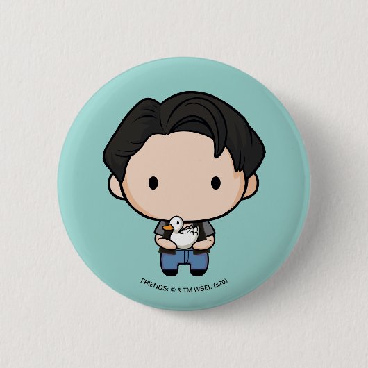 FRIENDS™ | Joey Chibi Ronde Button 5,7 Cm (Voorkant)
