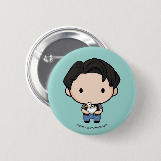 FRIENDS™ | Joey Chibi Ronde Button 5,7 Cm (Voorkant /achterkant)