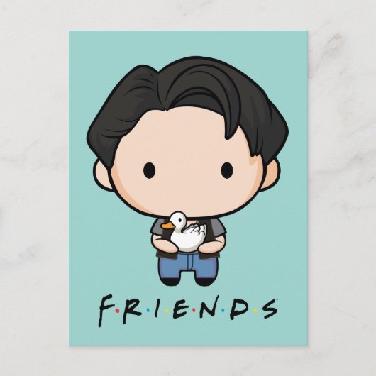 FRIENDS™ | Joey Chibi Uitnodiging Briefkaart (Voorkant)