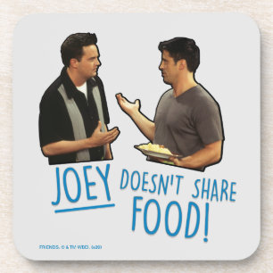 FRIENDS™   Joey deelt geen eten! Bier Onderzetter